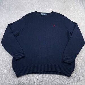 Polo by Ralph Lauren Navy Crewneck Sweater